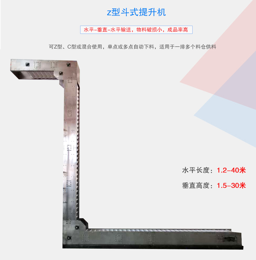可Z型、C型或混合使用，單點(diǎn)或多點(diǎn)自動(dòng)下料，適用于一排多個(gè)料倉(cāng)供料