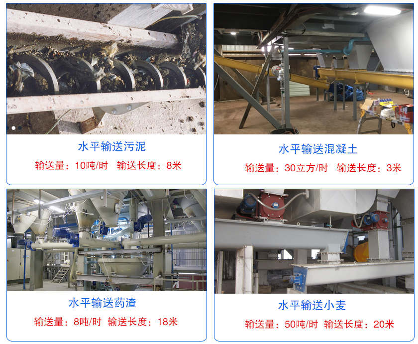水平螺旋輸送機(jī)客戶(hù)案例