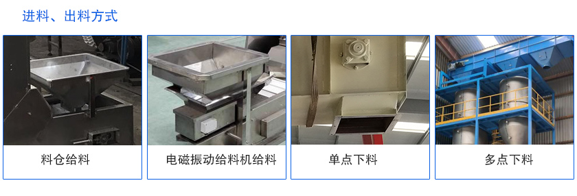 進(jìn)料、出料方式