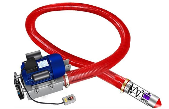 用于輸送玉米顆粒的小型輸送機(jī)器，適用于中小型農(nóng)場(chǎng)和下鄉(xiāng)流動(dòng)收糧食
